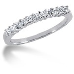 Gifte & Forlovelsesring i platina med 11st diamanter (0.33ct)
