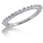 Gifte & Forlovelsesring i platina med 13st diamanter (0.39ct)