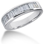 Gifte & Forlovelsesring i hvitt gull med 17st diamanter (0.85ct)
