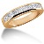 Gifte & Forlovelsesring i rdt gull med 11st diamanter (1.32ct)