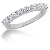 Gifte & Forlovelsesring i platina med 11st diamanter (0.55ct)