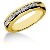 Gifte & Forlovelsesring i gult gull med 15st diamanter (0.3ct)