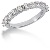 Gifte & Forlovelsesring i platina med 11st diamanter (1.1ct)