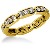 Eternity-ring i gult gull med runde, brilliantslipte diamanter (ca 0.72ct)