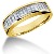 Gifte & Forlovelsesring i gult gull med 13st diamanter (1.04ct)