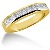 Gifte & Forlovelsesring i gult gull med 11st diamanter (0.77ct)