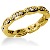 Eternity-ring i gult gull med runde, brilliantslipte diamanter (ca 0.3ct)