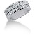 Gifte & Forlovelsesring i palladium med 18st diamanter (1.8ct)