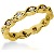 Eternity-ring i gult gull med runde, brilliantslipte diamanter (ca 0.24ct)