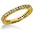 Eternity-ring i gult gull med runde, brilliantslipte diamanter (ca 0.57ct)