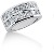 Gifte & Forlovelsesring i platina med 10st diamanter (2ct)
