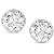 redobber i platina med runde, brilliantslipte diamanter 4.8 mm (0.8 ct.)