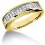 Gifte & Forlovelsesring i gult gull med 17st diamanter (1.02ct)