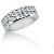 Gifte & Forlovelsesring i palladium med 20st diamanter (1.4ct)