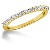 Gifte & Forlovelsesring i gult gull med 13st diamanter (0.26ct)