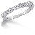 Gifte & Forlovelsesring i platina med 13st diamanter (0.39ct)
